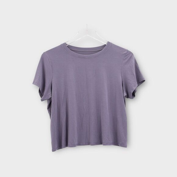 Lululemon Action Always Short Sleeve Purple Quartz Size Medium Estimated* - Picture 2 of 5